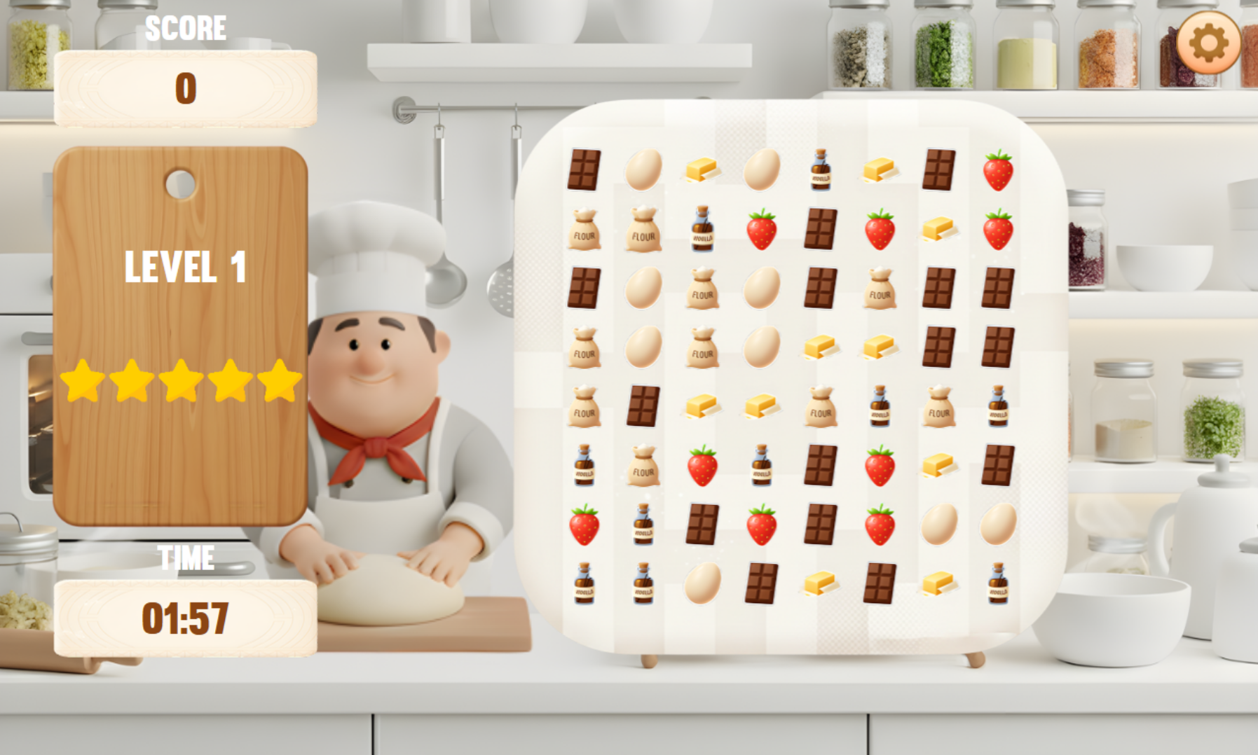 Level 1 - Baking Ingredients