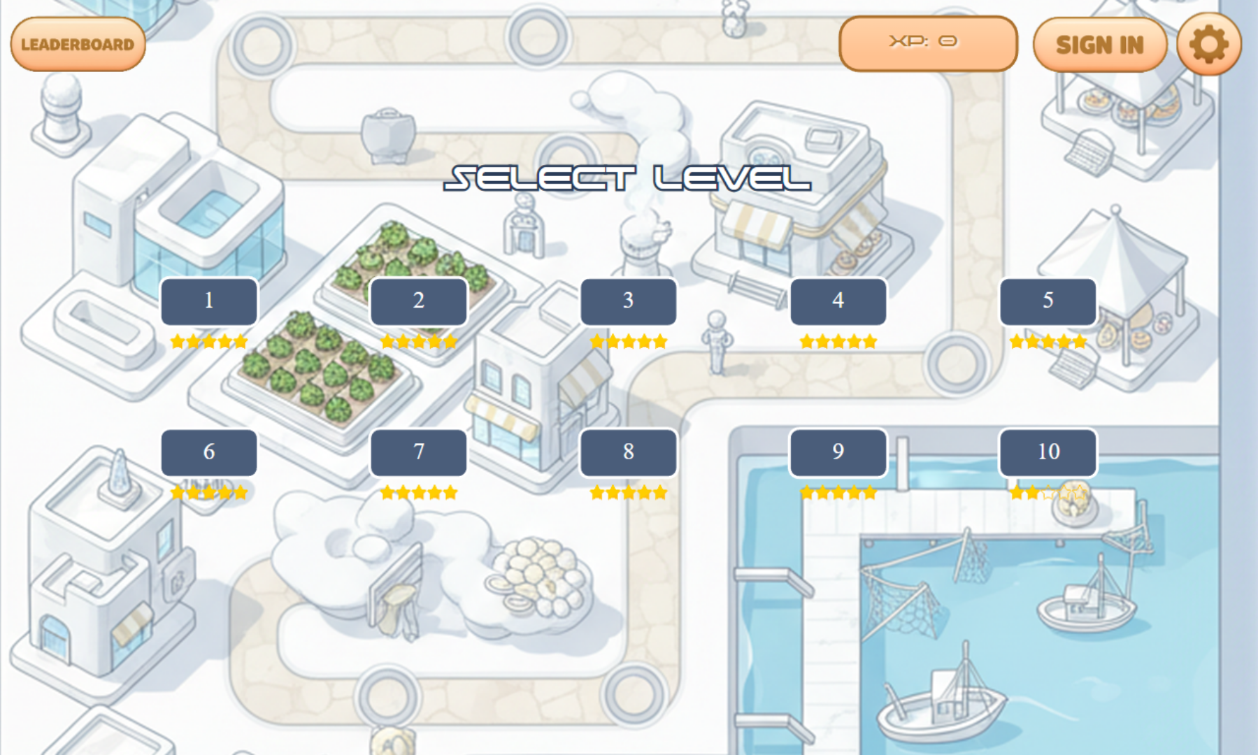 Level Select Map